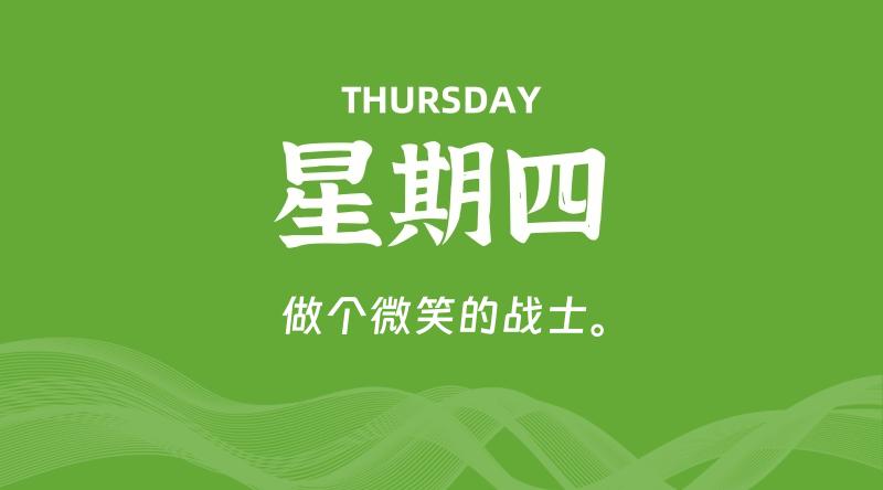 04月03日，星期四, 每天60秒读懂全世界！