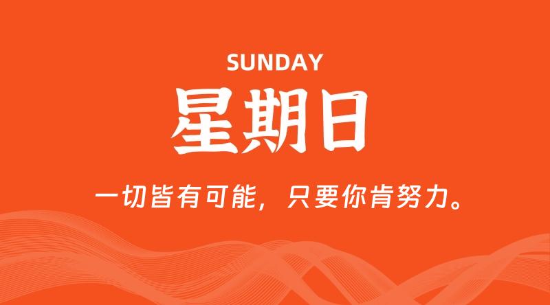 05月04日，星期日, 每天60秒读懂全世界！