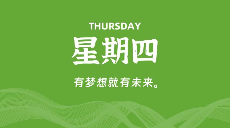 05月29日，星期四, 每天60秒读懂全世界！