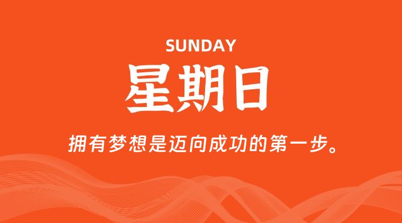 06月29日，星期日, 每天60秒读懂全世界！