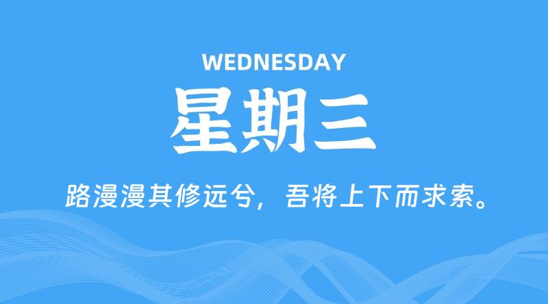 09月10日，星期三, 每天60秒读懂全世界！