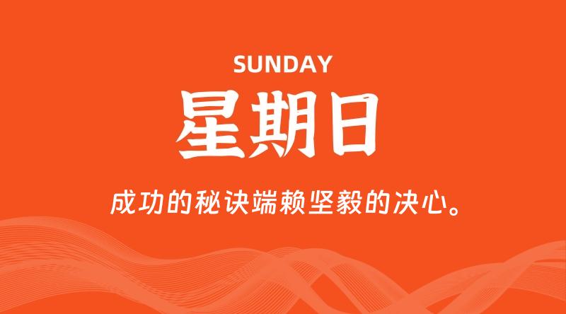 11月23日，星期日, 每天60秒读懂全世界！