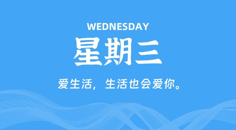 04月22日，星期三, 每天60秒读懂全世界！