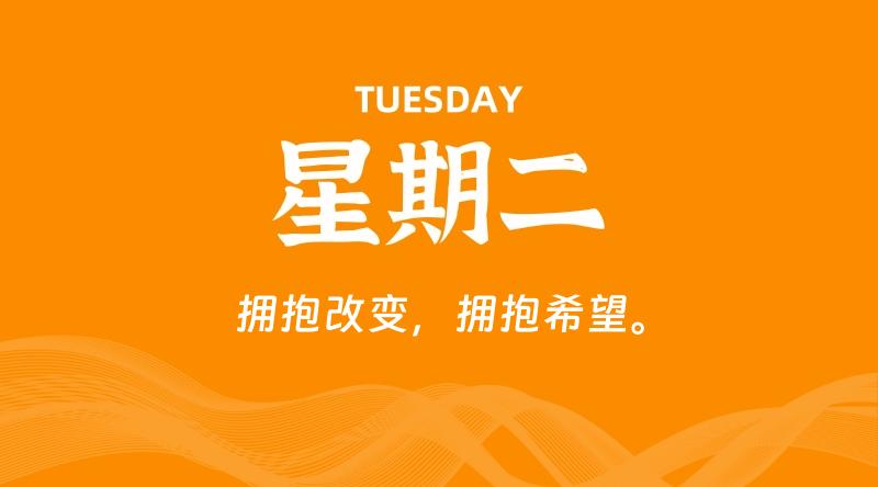 07月07日，星期二, 每天60秒读懂全世界！