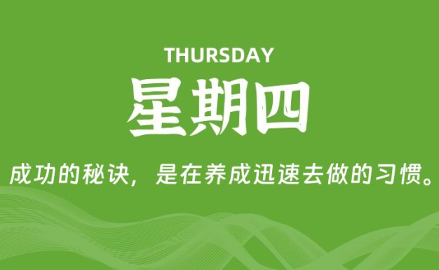 03月12日，星期四, 每天60秒读懂全世界！