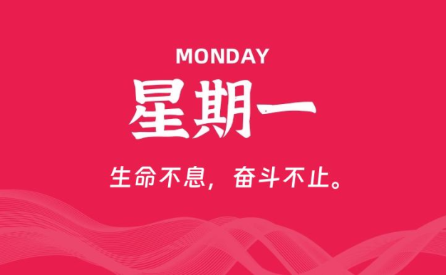 03月16日，星期一, 每天60秒读懂全世界！