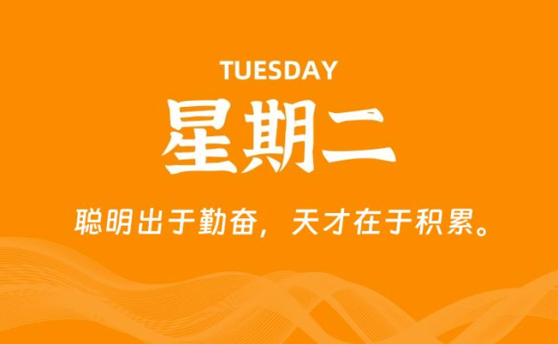 04月14日，星期二, 每天60秒读懂全世界！