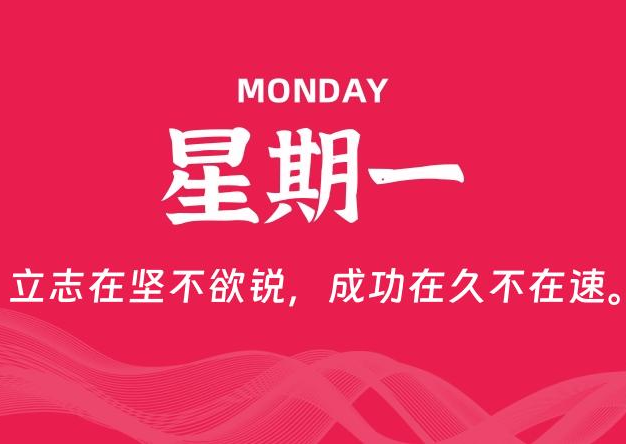 01月20日，星期一, 每天60秒读懂全世界！