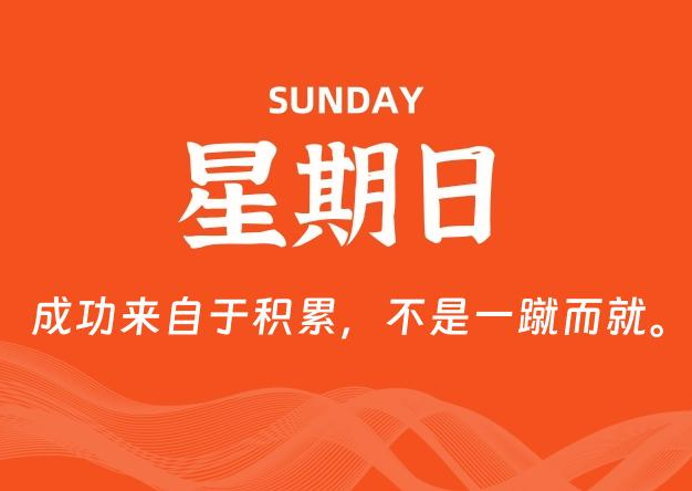02月09日，星期日, 每天60秒读懂全世界！