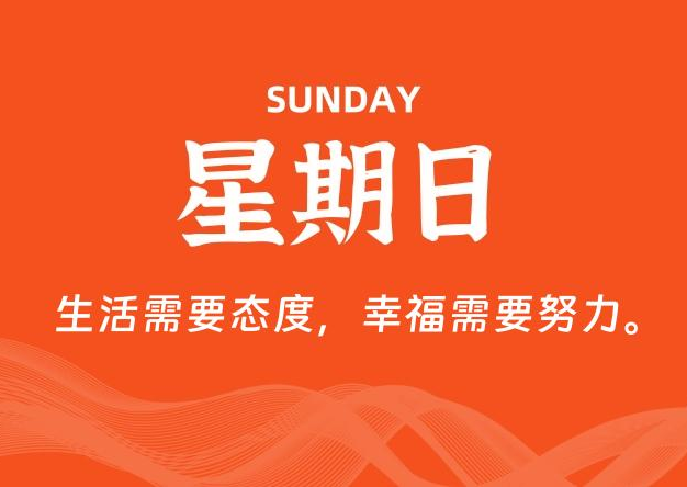 02月16日，星期日, 每天60秒读懂全世界！