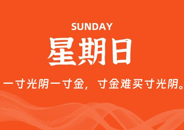 03月16日，星期日, 每天60秒读懂全世界！