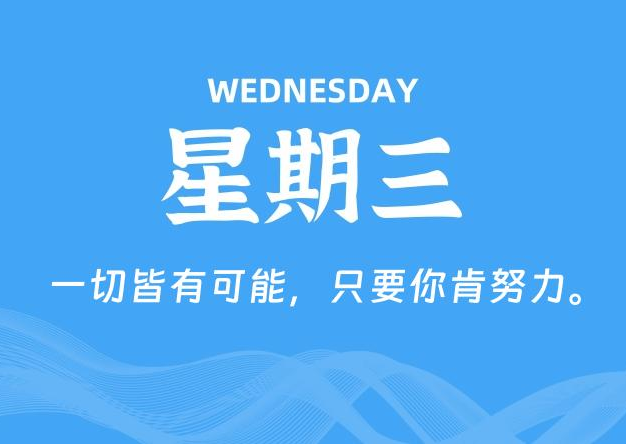 03月19日，星期三, 每天60秒读懂全世界！
