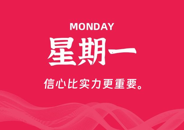 03月24日，星期一, 每天60秒读懂全世界！