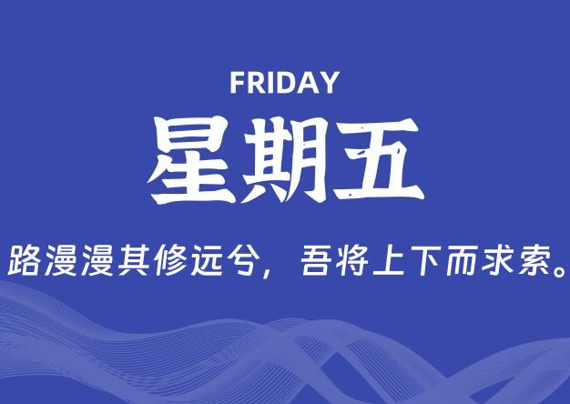 03月28日，星期五, 每天60秒读懂全世界！
