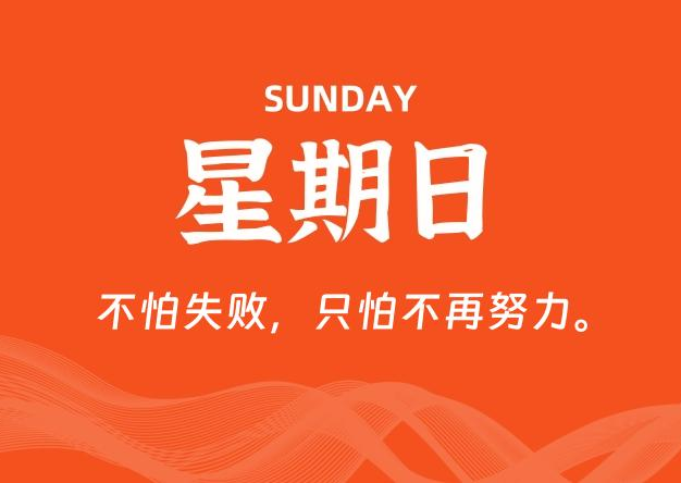 04月13日，星期日, 每天60秒读懂全世界！