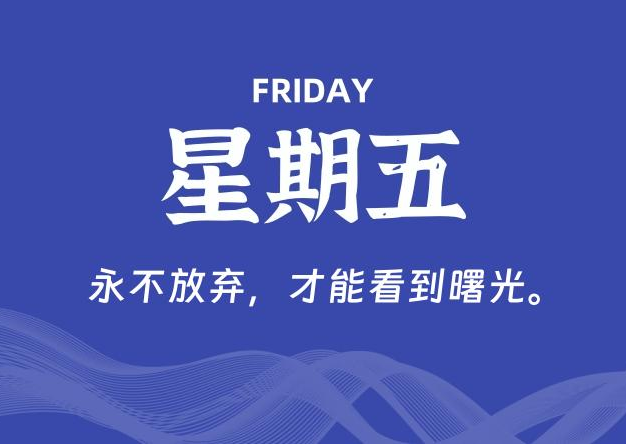 04月18日，星期五, 每天60秒读懂全世界！