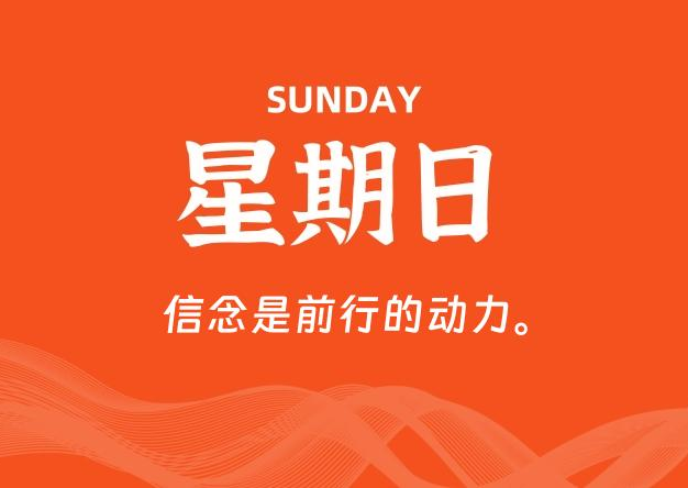 06月22日，星期日, 每天60秒读懂全世界！
