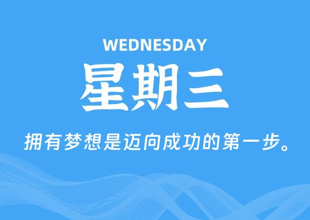 07月16日，星期三, 每天60秒读懂全世界！