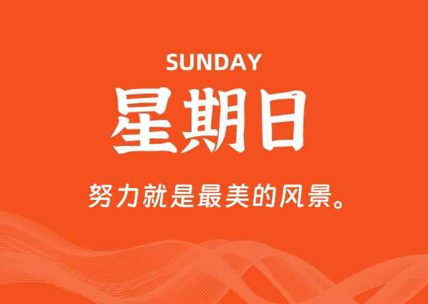 11月30日，星期日, 每天60秒读懂全世界！