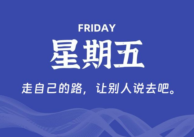 01月16日，星期五, 每天60秒读懂全世界！