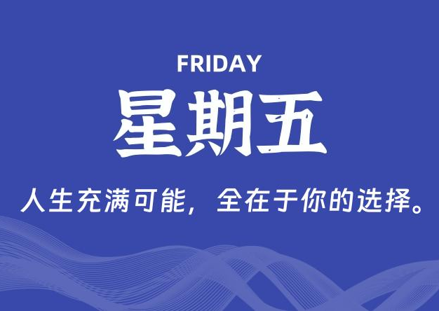 09月11日，星期五, 每天60秒读懂全世界！