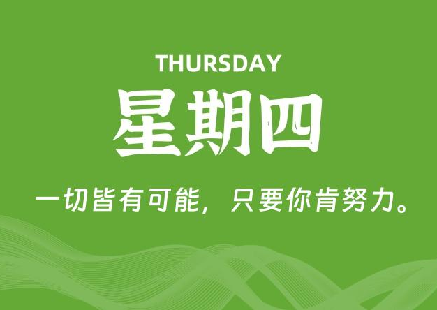 09月17日，星期四, 每天60秒读懂全世界！